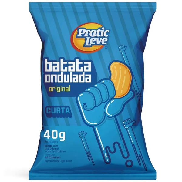 Batata Ondulada Pratic Leve Pct 40g Natural