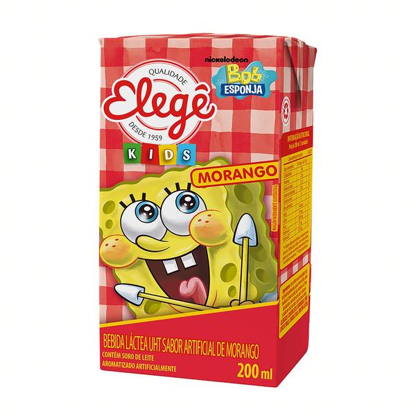 Bb Lac Uht Elege Bob Esponja Morango Tp 200ml