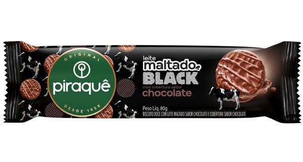 Bisc Leite Maltado Piraque Pct 80g Black