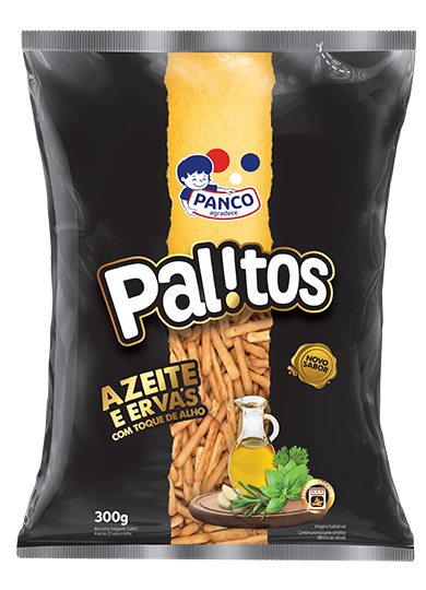 Bisc Palito Azeite Ervas C/ Toque de Alho Panco Pc 300g
