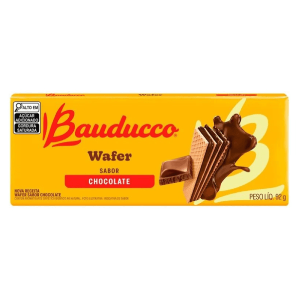 Bisc Wafer Bauducco Pct 92g Chocolate