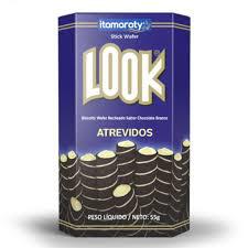 Bisc Wafer Look Rolinho Cx 55g Atrevidos
