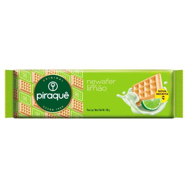 Bisc Wafer Piraque Newafer Pct 100g Limao