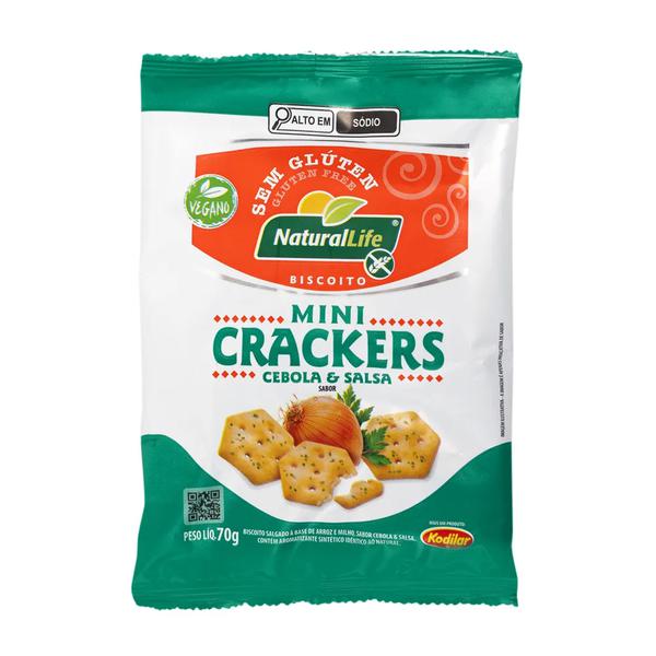 Biscoito Mini Crackers Kodilar Pct 80g Cebola E Salsa