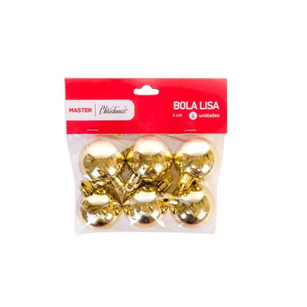 Bola Lisa 4Cm Sort Cj WF-6644 Rio Master 6pc