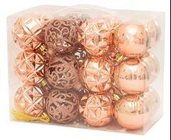 Bola Mista Fosca/Ondulada/3D/Vazada /Brilho 6Cm Riomaster 9un KX2354