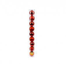 Bola Mista Fosca/Ondulada/3D/Vazada /Brilho 6Cm Riomaster 9un KX2356