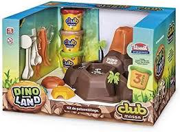 Brinq Club Massa Dino Land Vulcao R590 Usual Brinquedos