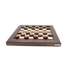 Brinq Jogo Dama Luxo Madeira 3112