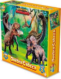 Brinq Quebra Cabeca  GGB Brinquedos Dinossauros R2022