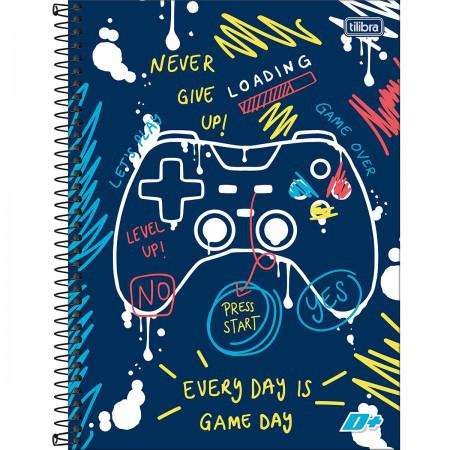 Caderno 20 Materias 400Flhs  Troppo 2318  Gamer