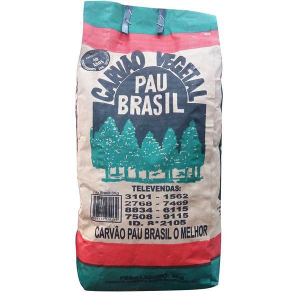 Carvao Vegetal Pau Brasil Sc 3kg