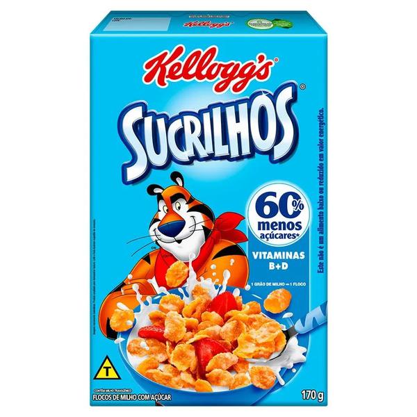 Cereal Sucrilhos Kelloggs L. Sugar Cx 170g