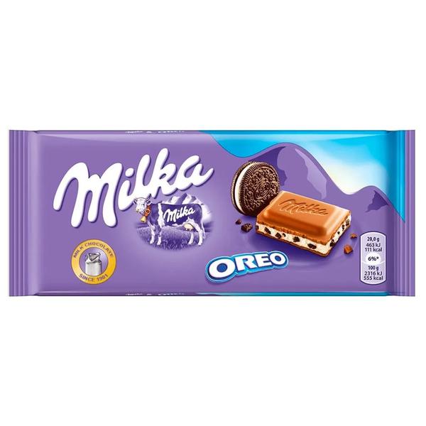 Choc Barra MilkaTab 90g Oreo