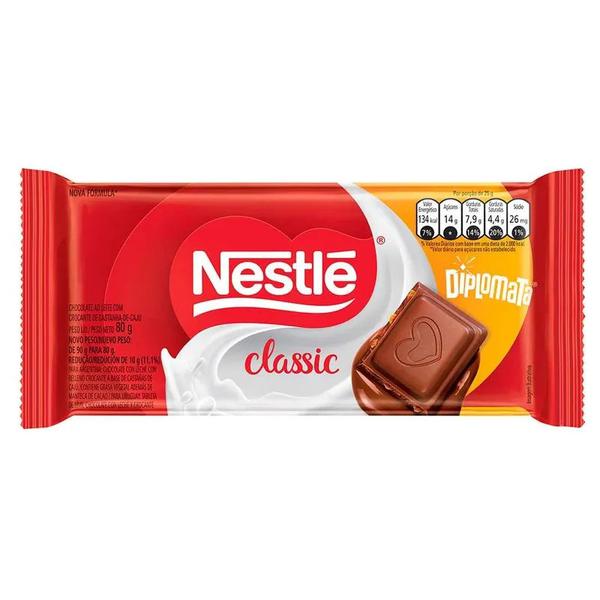 Choc Barra Nestle Tab 80g Diplomata