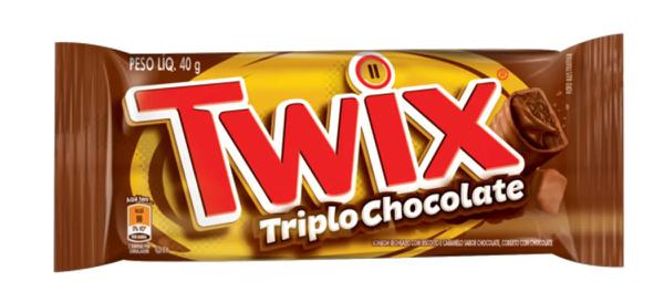 Chocolate Twix 40g Triplo Chocolate