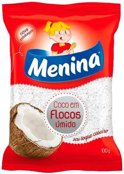 Coco Ralado Flocos Menina Extra Umido Ad Env 100g
