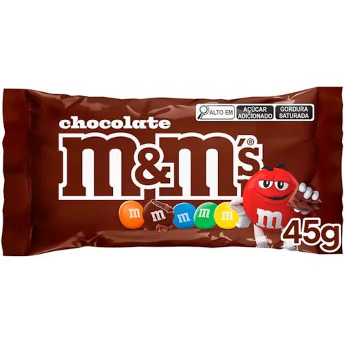 Confeito Chocolate M&Ms  45g Amendoim
