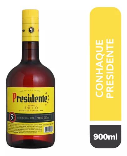 Conhaque Nac Presidente Gf 900ml