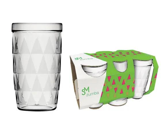 Conj Copo Santa Marina 270Ml  6un Zumba RJ1364815