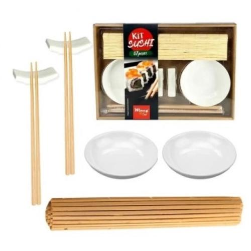 Conj Sushi Tokyo Emb CED05025 Rio De Ouro 12pc