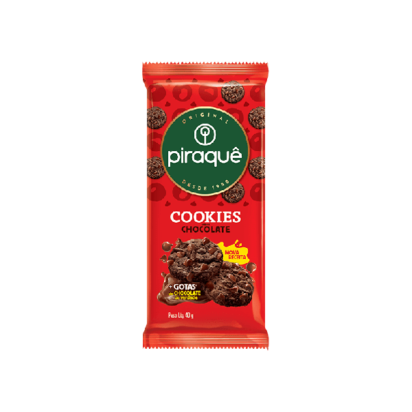 Cookies Piraque Pct 40g Chocolate