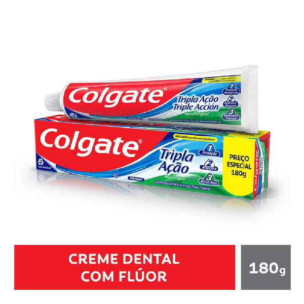 Creme Dental Colgate T Acao Menta Orig Cx 180g