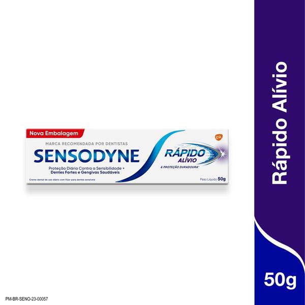 Creme Dental Sensodyne Cx 50g Rapido Alivio