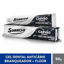Creme Dental Sorriso Carvao Ativado 90g
