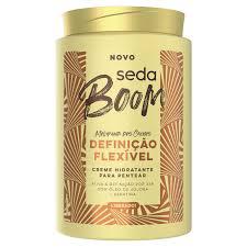 Creme Pentear Seda Boom  Pt 1kg Definicao Flexivel