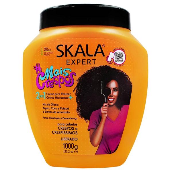 Creme Trat Cap Skala Profissional Pt 1kg Mais Crespos