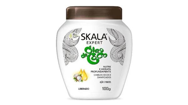 Creme Trat Cap Skala Profissional Pt 1kg Oleo De Coco