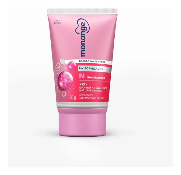 Desodorante Creme Monange Fr 50g Uniformizador Niacinamida