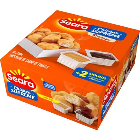 Emp Frango Chicken Supreme SEARA C/2 Molhos Cx 220g