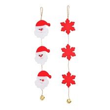 Enfeite Natal Pendente Juta Nta14002 Emb Rio De Ouro 3pc