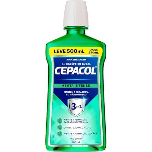 Enx Bucal Cepacol Pg 350 Lv 500 500ml Menta Intense