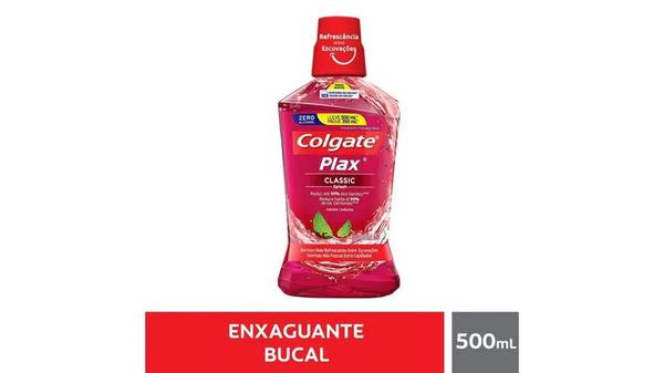 Enx Bucal Colgate Plax Pg 350 Lv 500 500ml Classic