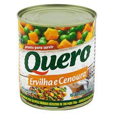 Ervilha E Cenoura Conserva Quero Lt 170g