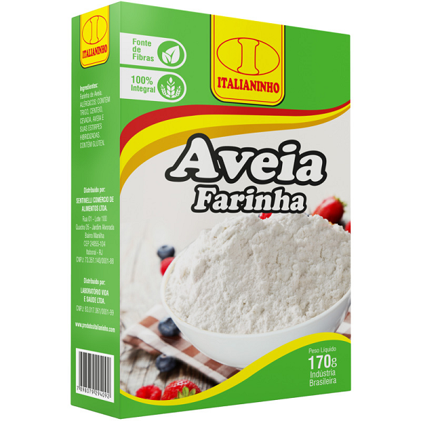 Farinha De Aveia Italianinho Cx 170g