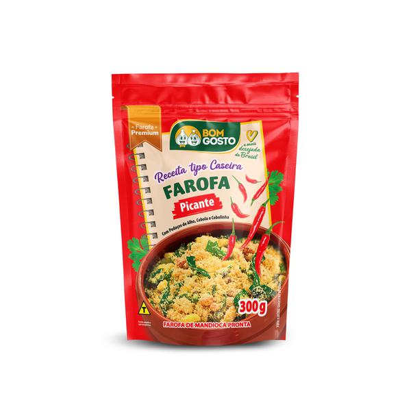 Farofa Bom Gosto Caseira Picante Pct 300g