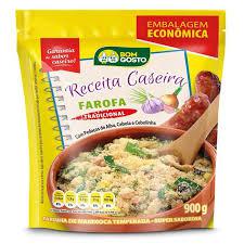 Farofa Bom Gosto Caseira Tradicional Pct 900g