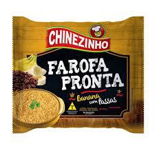 Farofa Pronta Chinezinho Sabor Pct 250g Banana C/Passas