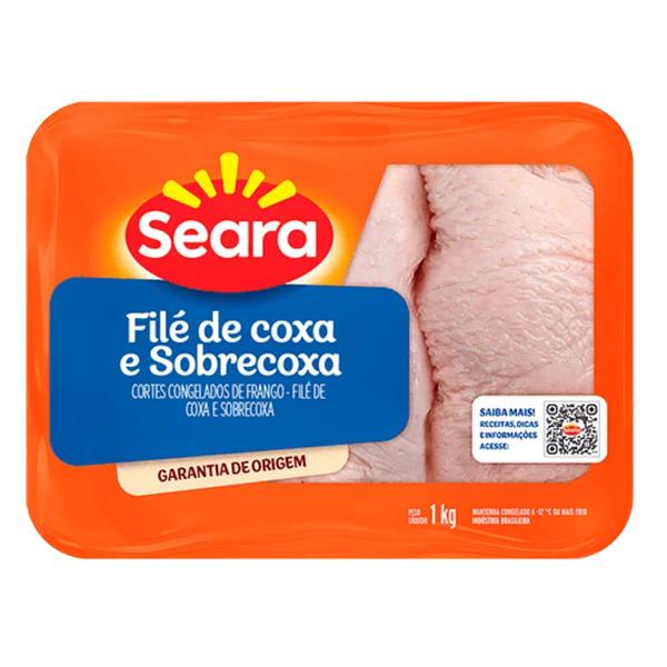 File de coxa e Sobrecoxa Seara bdj 1kg
