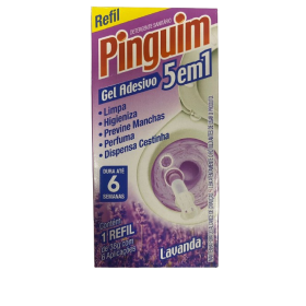 Gel Adesivo Sanit Ap+Ref Pinguim 6 Dis Cx 38g Lavanda