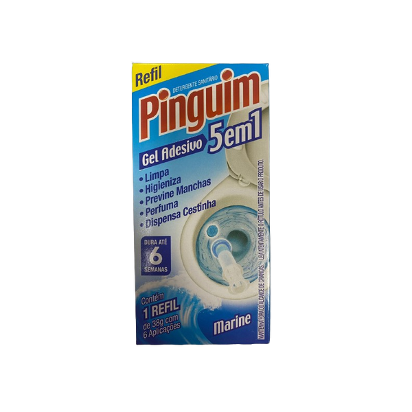 Gel Adesivo Sanit Ap+Ref Pinguim 6 Dis Cx 38g Marine