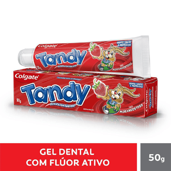 Gel Dental Inf Tandy Cx 50g Morango