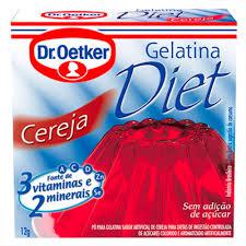 Gelatina Po Dr Oetker Diet Cx 12g Cereja