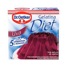 Gelatina Po Dr Oetker Diet Cx 12g Uva