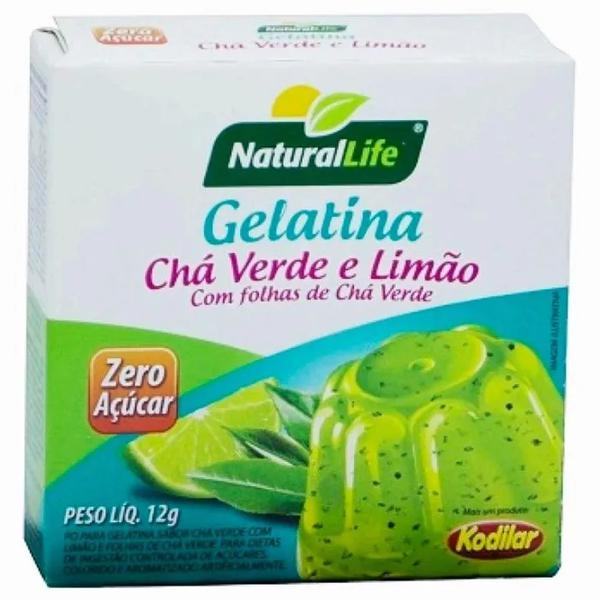 Gelatina Po Natural Life Zero Cx 12g Cha Ver Lima