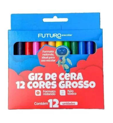 Giz Cera Big Emb FE062203 Futuro Brasil 12un